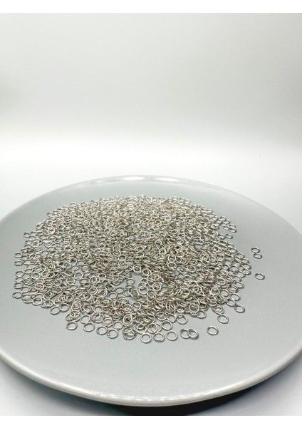 5 mm Metal Gümüş Renk Takı Halkası 50 gr