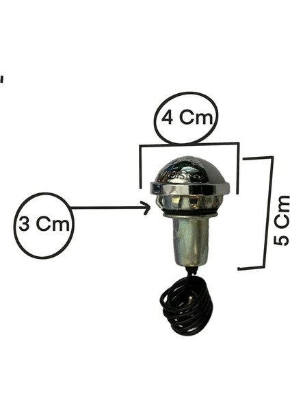 1 Adet Klasik Oto Plaka Lambasi Gömme Metal