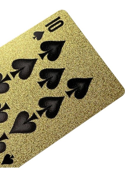 Tekno Trust Iskambil Kağıdı Altın Renk Plastik Parlak Su Geçirmez Poker Parti Oyun Kartı fırsatları