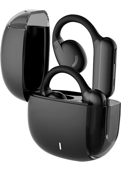 H81 Ows Bluetooth Kulaklık Kablosuz Kulak Asılı Hifi Müzik Arama Kulaklığı - Siyah (Yurt Dışından)