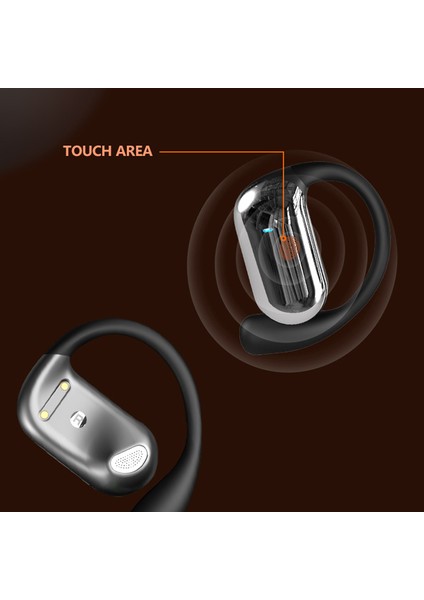 YYK-Q16S Bluetooth 5.3 Spor Kulaklık Gürültü Azaltma Ows Kablosuz Kulaklık - Beyaz (Yurt Dışından) indirimleri