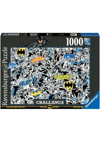 Yapboz 16513 - Batman Challenge - 14 Yaşından Büyük Çocuklar ve Yetişkinler Için 1000 Parça Yapboz