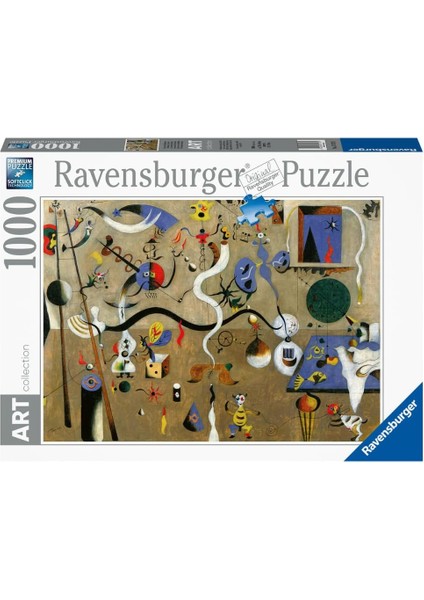 171781 1000 Parçalı Puzzle Joan Miro, Renkli
