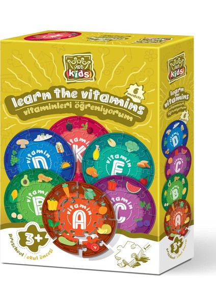 Kids Vitaminleri Öğreniyorum