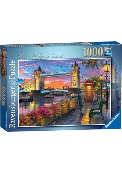 150335 1000P Puz Tower Bridge, Çok Renkli