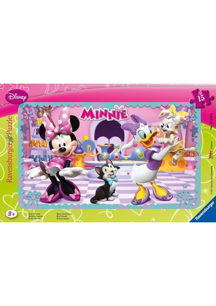 60498 Puz Wd Minnie Mouse, 15 Parça