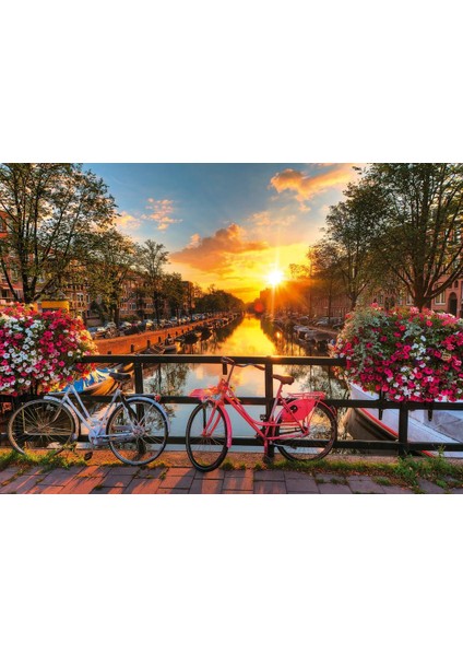 Amsterdam'da Bisiklet 1000 Parçalı 196067