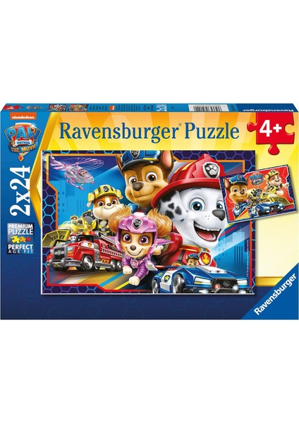 51540 Paw Patrol Çocuk Puzzle, 2X24 Parça