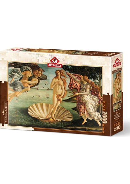 Puzzle Venüs'ün Doğuşu, Sandro Botticelli 2000 Parça Puzzle