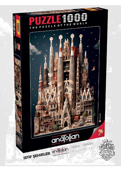 Puzzle - Sagra Da Familia / 1000 Parça Puzzle, 1163