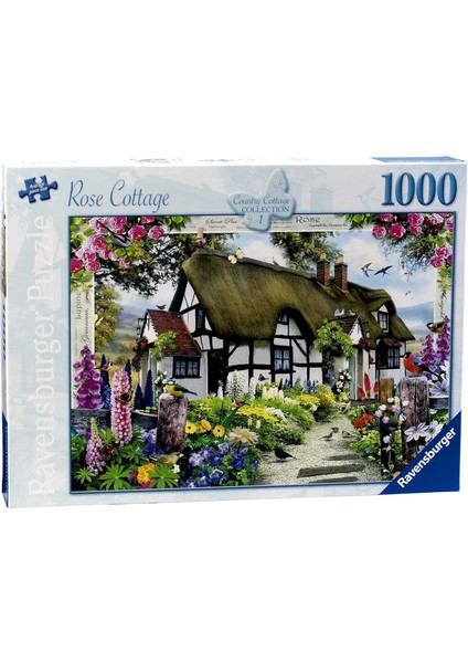 - 1000P Puz Çiçekli Kulübe