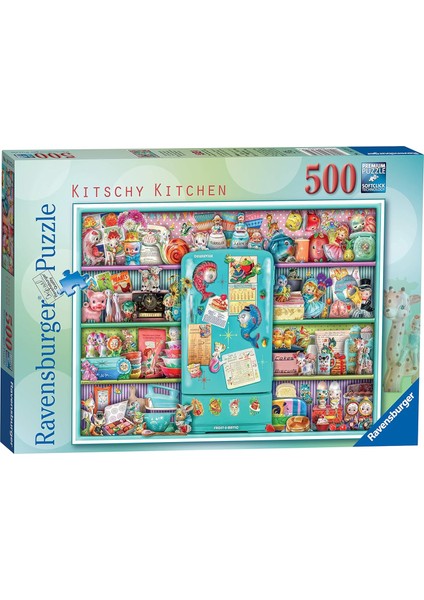 500P Puz Renkli Mutfak Yapboz