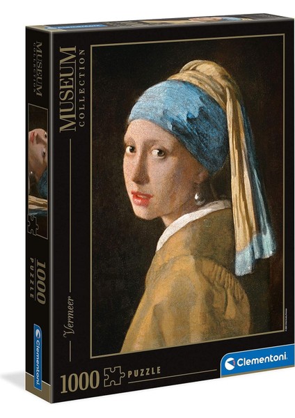 - 1000 Parça Museum Collection Yetişkin Puzzle - Vermeer 'girl With A Pearl Earring'