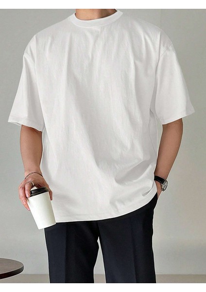 Erkek Bisiklet Yaka %100 Pamuk T-Shirt modelleri