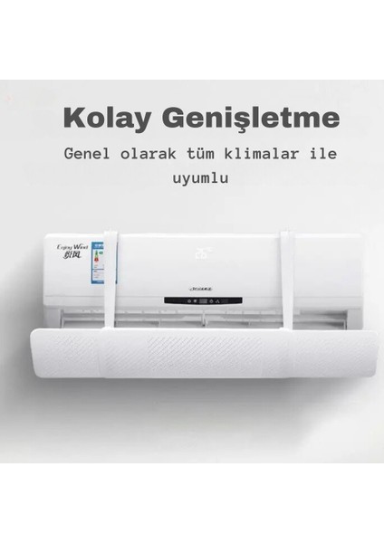 Ayarlanabilir Klima Hava Yönlendirme Aparatı Hava Çarpmaması Için Klima Aparatı Siperi