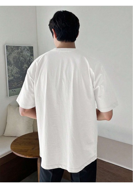 Erkek Bisiklet Yaka %100 Pamuk T-Shirt fırsatları