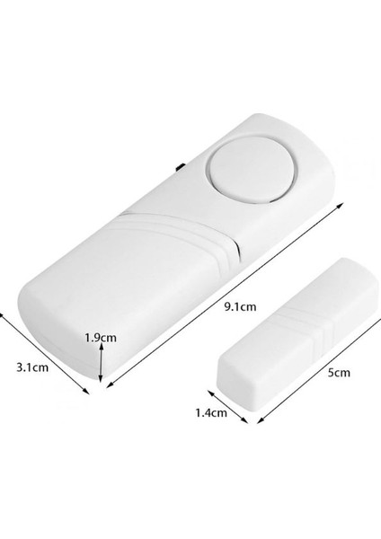 Manyetik Sensörlü Kapı Pencere 4'lü Kablosuz Hırsız Alarmı Ev Güvenliği Penceresi Kapı Girişi Hırsızlığa Güvenlik Alarm modelleri