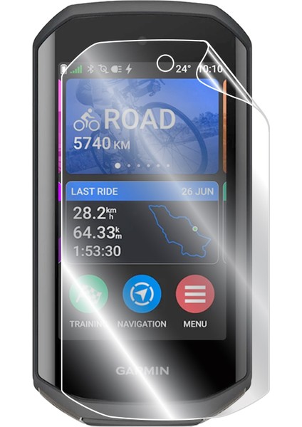 Garmin Edge 1050 ile Uyumlu Ipg Hydrogel Ekran Koruyucu (2 Adet)