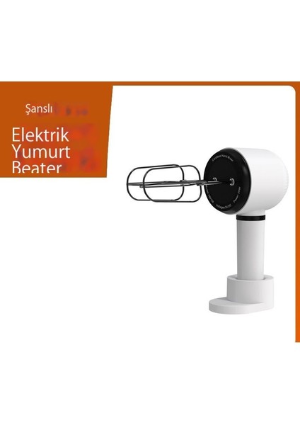 Kablosuz Elektrikli Yumurta Çırpıcı Ev Çok Fonksiyonlu Ayarlanabilir Dişli Yüksek Güç El Şarjı (Yurt Dışından)