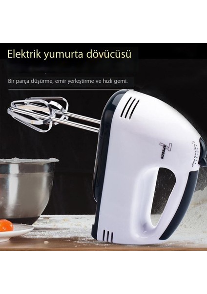 Yumurta Çırpıcı 7 Vitesli Ev Tipi Elektrikli Yumurta Çırpıcı 4 Kafalı Yumurta Çırpıcı Elektrikli Yumurta Çırpıcı (Yurt Dışından)