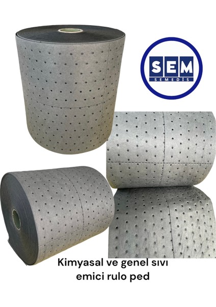 Genel ve Kimyasal Emici Rulo Ped 38 cm x 46 Metre 200 gr