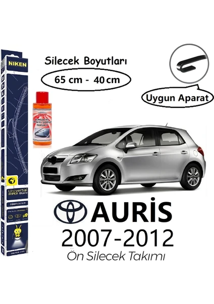 Toyota Auris Ön Silecek Takımı (2007-2012) Hediye!!! Autokit Konsantre Cam Suyu