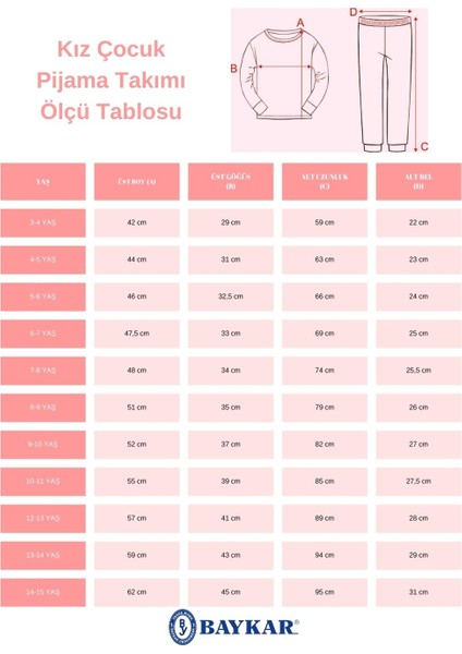 Kız Çocuk Pamuklu Baskılı Bisiklet Yaka Uzun Kollu Manşetli Pijama Takımı 9236 Antrasıt indirimleri