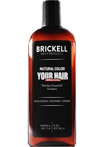 237 Ml Erkeklere Özel Saç Sakal Beyazlık Giderci Renklendirci Şampuan Special Hair Beard Whiteness Remover And Color Shampoo For Men
