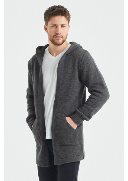 Erkek Füme Desenli Triko Hırka- HRK8085R01S modelleri