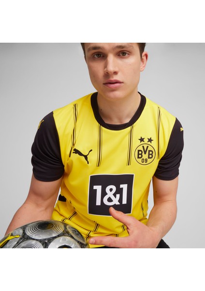 Bourissia Dortmund 24/25 Erkek Sarı Futbol Forması.01