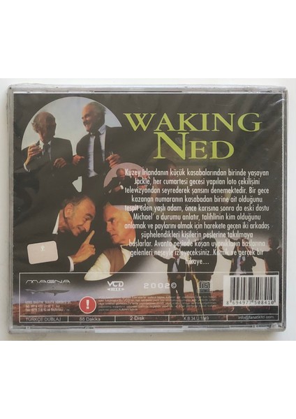 Waking Ned Uyanıklar VCD (Jelatininde Sıfır Orjnal Dönem Baskı Cd)