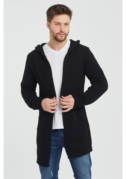 Erkek Siyah Desenli Triko Hırka- HRK8085R03S fiyatları