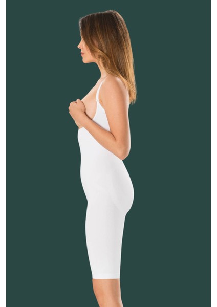 Beyaz Body Korse Push Up Etkili Tam Boy Göğüs Altı modelleri