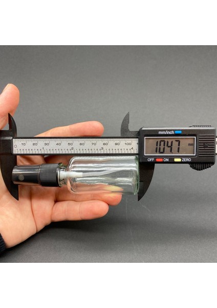 30 ml Şeffaf Cam Şişe Siyah Spreyli , 30CC Şeffaf Spreyli Boş Şişe x 6 Adet modelleri