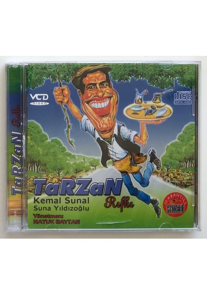 Tarzan Rıfkı VCD Kemal Sunal Suna Yıldızoğlu CD (Orjnal Dönem Baskı Cd)