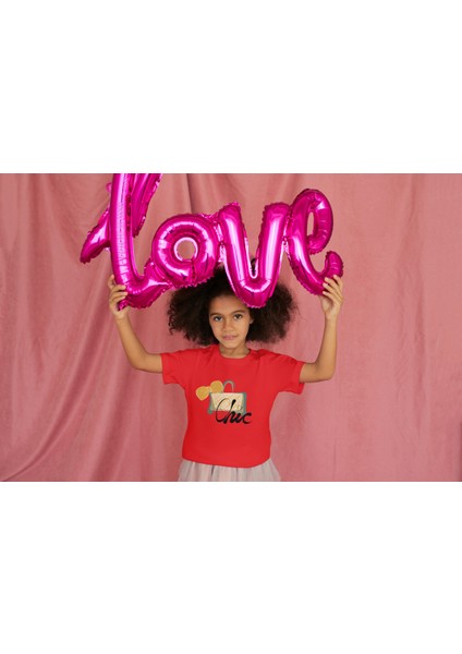 Kız Çocuk Pamuk So Chic 2 Çanta Baskılı Kısa Kol Tshirt fiyatları