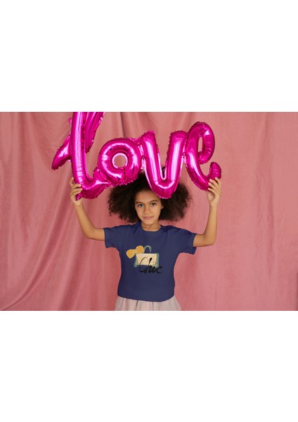 Kız Çocuk Pamuk So Chic 2 Çanta Baskılı Kısa Kol Tshirt fiyatları