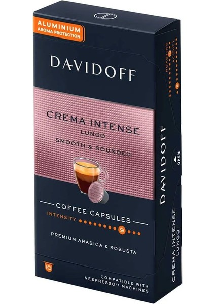 Nespresso Uyumlu Kapsül Kahve Crema Intense 2 x 10 Adet