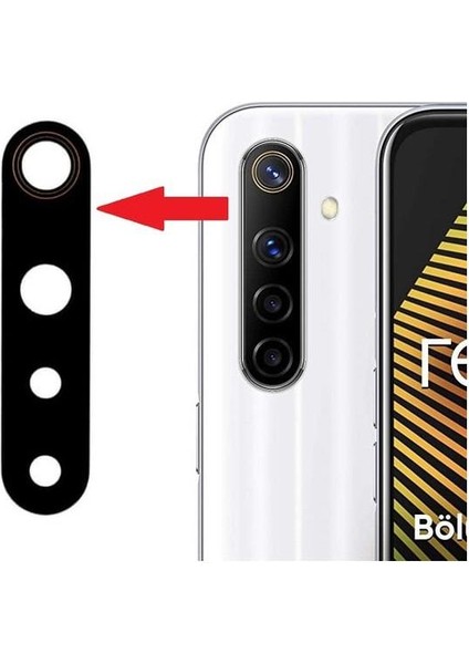 Realme 6i Ile Uyumlu Kamera Camı