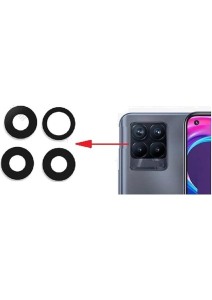 Realme 8 Ile Uyumlu Kamera Camı