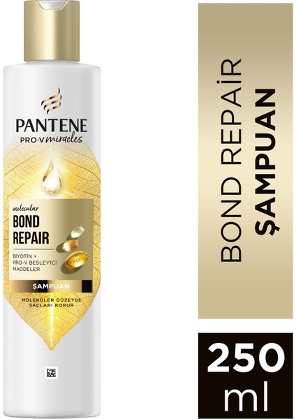 Pro-V Mıracles Molecular Bond Repair Şampuan Yıpranmış Saçlar Için 250ml