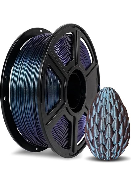 Hs Pla /pla 1.75MM Çok Renkli Yanmış Titanyum 1000G Filament