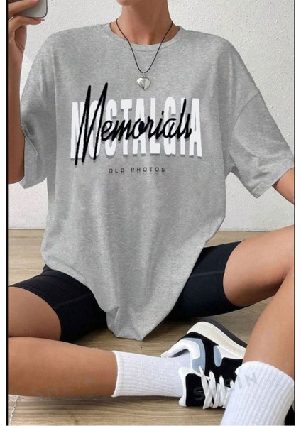 Nostalgia Baskılı Unisex T-Shirt