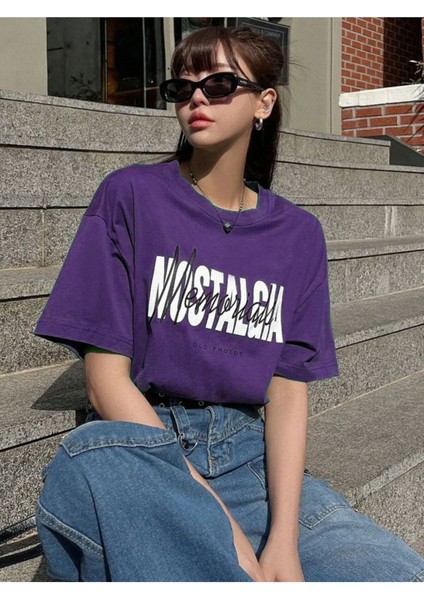 Nostalgia Baskılı Unisex T-Shirt