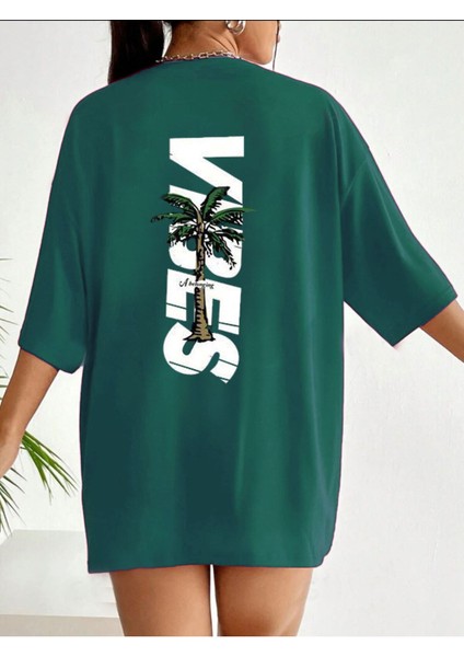 Vibes Baskılı Unisex T-Shirt