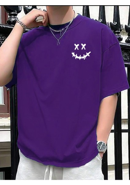 Gülen Yüz Baskı Unisex T-Shirt fiyatları