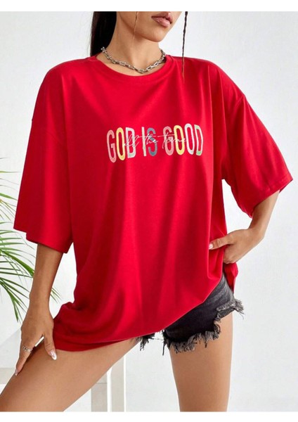 God Is Good Baskılı Unisex T-Shirt