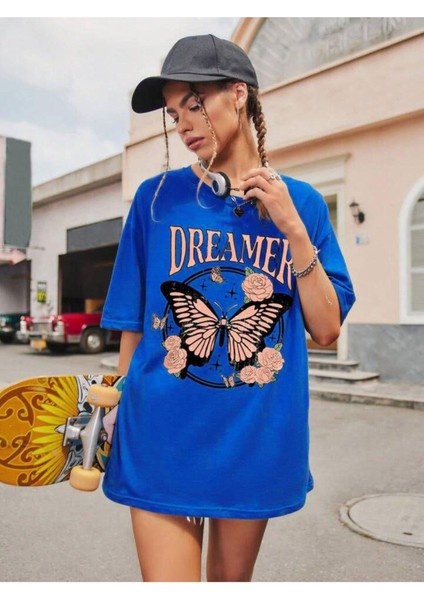 Dreamer Baskılı Unisex T-Shirt fiyatları