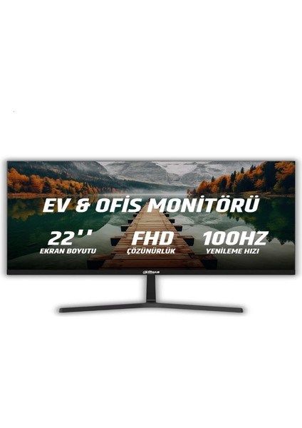 B200S 21.45" 75Hz 5ms Fullhd Va LED Ev & Ofis Monitör DHI-LM22-B200S