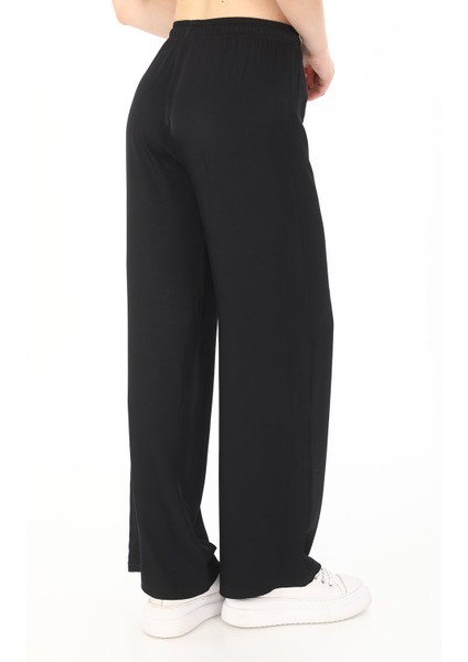 Flosh Viskon Oversize Pantolon-Siyah modelleri